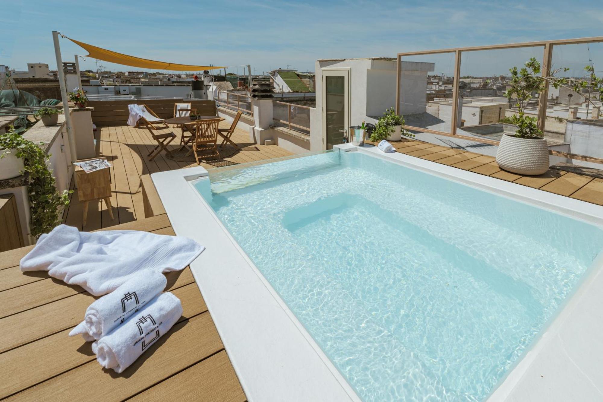 Guaceto Apartment Luxury Property With Private Pool On The Terrace Mesagne Ngoại thất bức ảnh